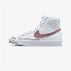 Rose gold nike blazers